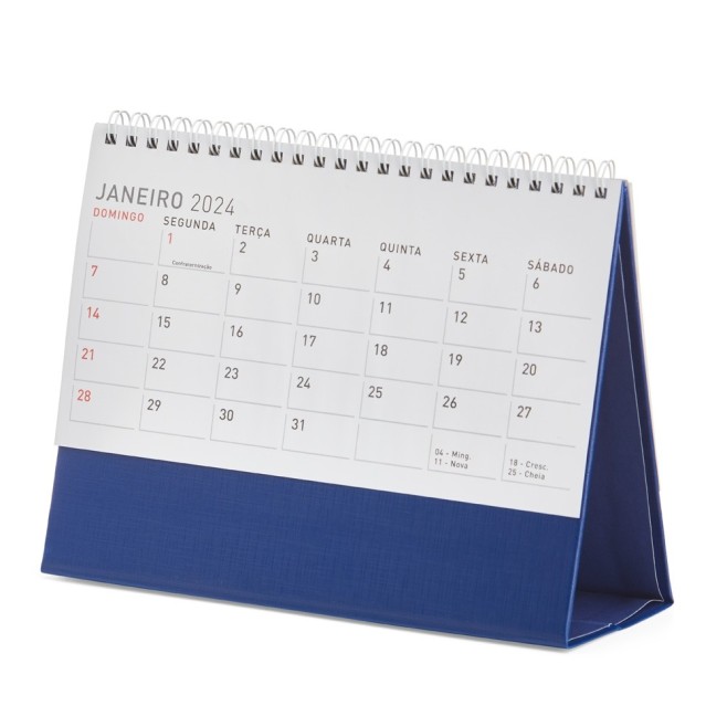 Calendário de Mesa 2024 para Brinde