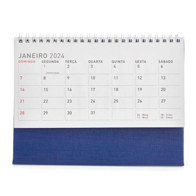 Calendário de Mesa 2024 para Brinde