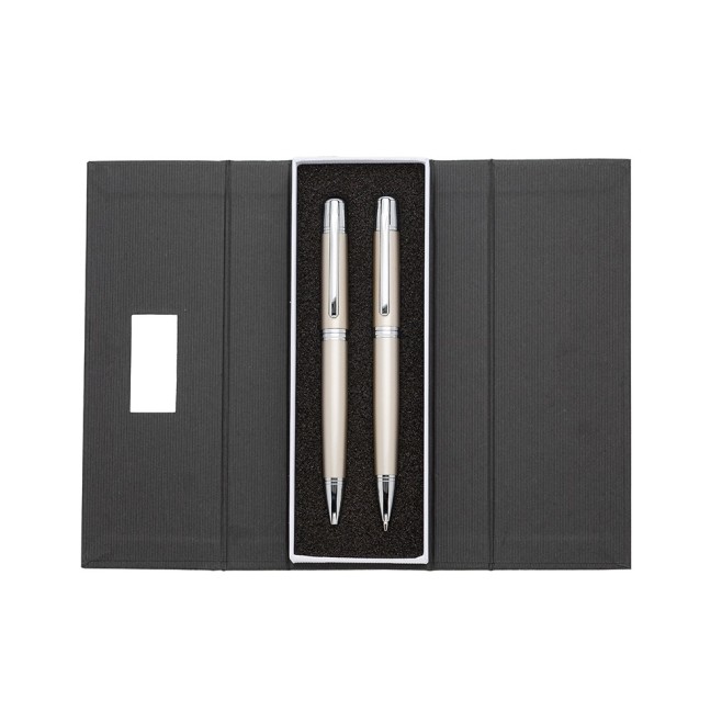 Kit Caneta e Lapiseira Metal Personalizado