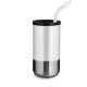 Copo Inox com Canudo 500ml Para Brindes Personalizado