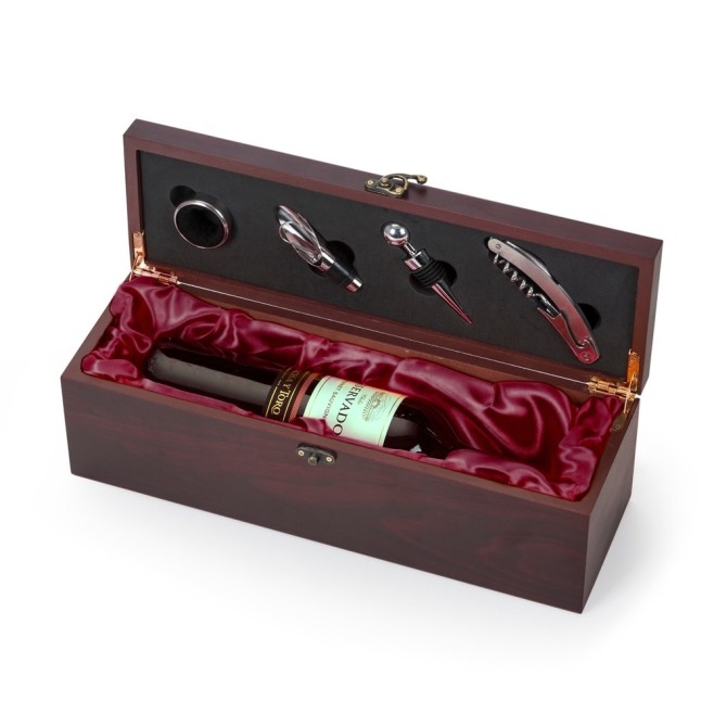 Kit Vinho 4 peças Personalizado com Logo para Brindes