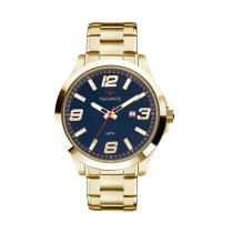 Relógio Technos Masculino Racer Dourado Personalizado