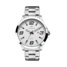 Relógio Technos Masculino Racer Prata Personalizado