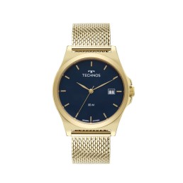 Relógio Technos Masculino Steel Dourado Personalizado