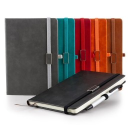 Caderno de anotações com elástico Personalizado