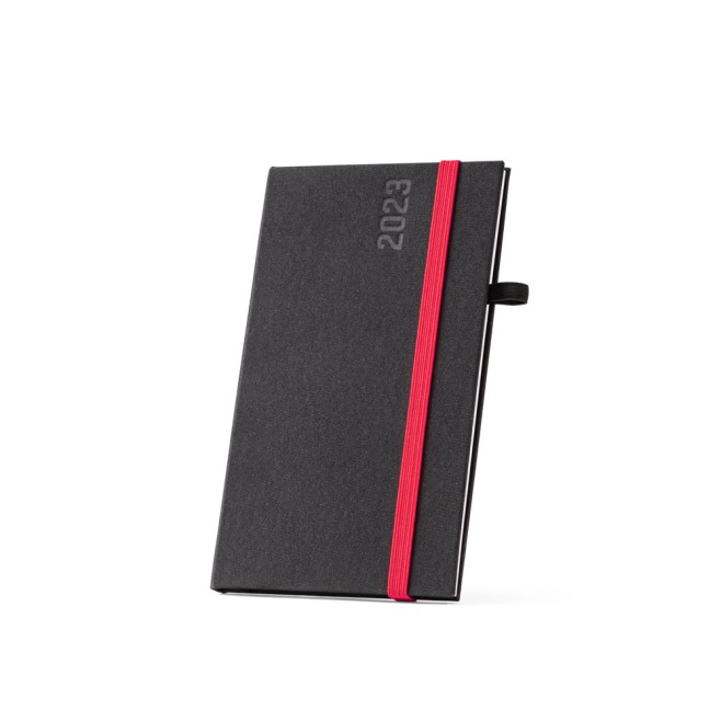 Agenda pocket em tecido poliéster 2024/25 Personalizada