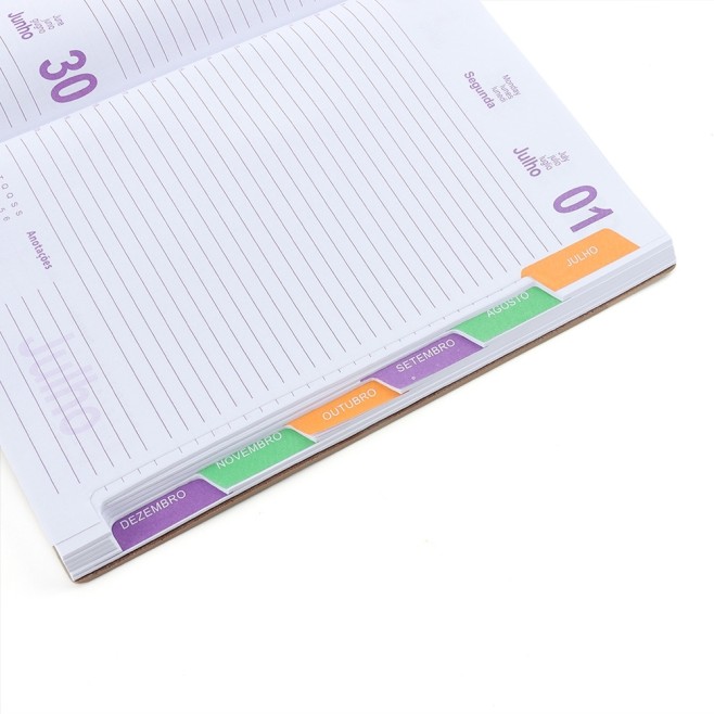 Agenda Couro Sintético 2024/25 Personalizada
