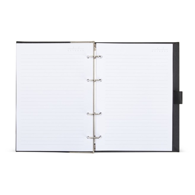 Caderno Fichário de Couro Sintético