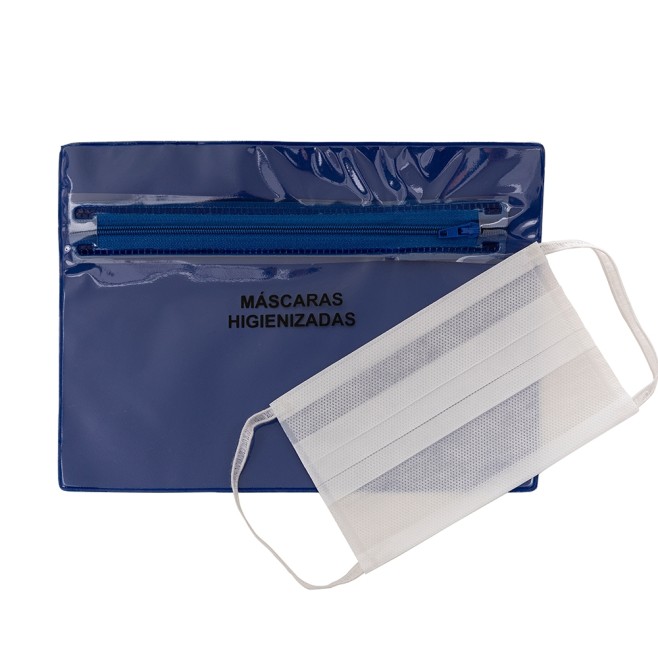 Envelope Plástico Duplo para Máscaras Promocional