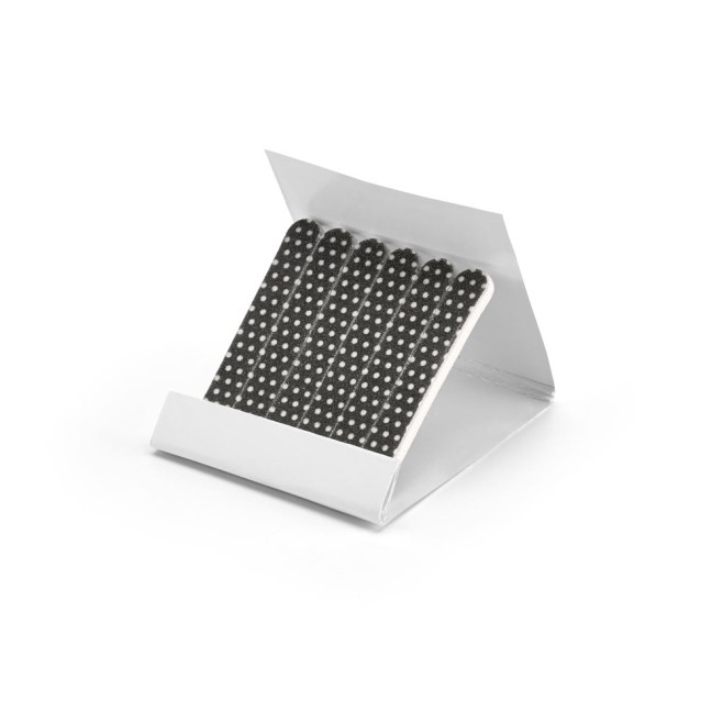 Kit 6 Lixas de Unha Personalizado Com Logotipo da Empresa