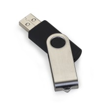 Pen Drive Giratório Metálico 4GB/8GB/16GB/32GB 