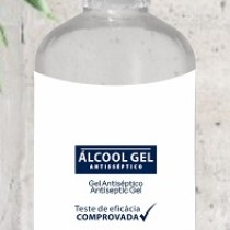 Álcool Gel 70% antisséptico 250ml Tampa Bump