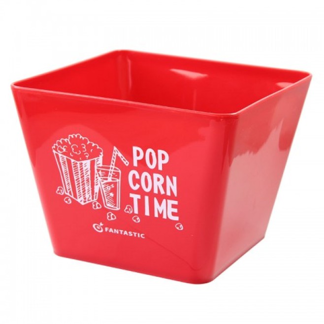 Balde de Pipoca Quadrado com Logo
