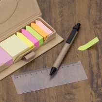 Bloco de Anotações com Autoadesivos e Caneta Personalizado
