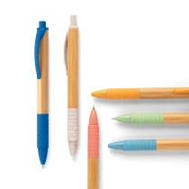 Caneta Ecológica de Bambu e Fibra de Trigo Personalizada
