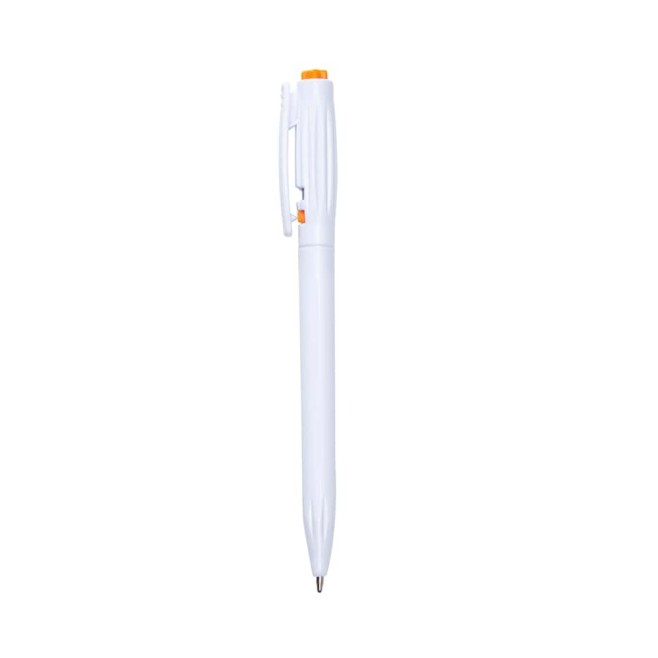 Caneta Plástica com Logo Personalizada