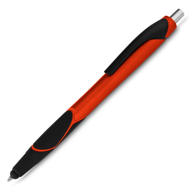 Caneta Plástica com Ponta Touch Personalizada