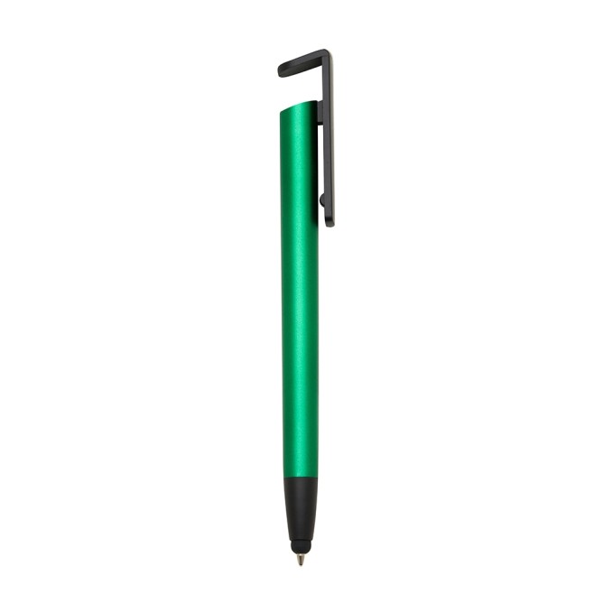 Caneta Plástica Touch com Suporte Personalizada