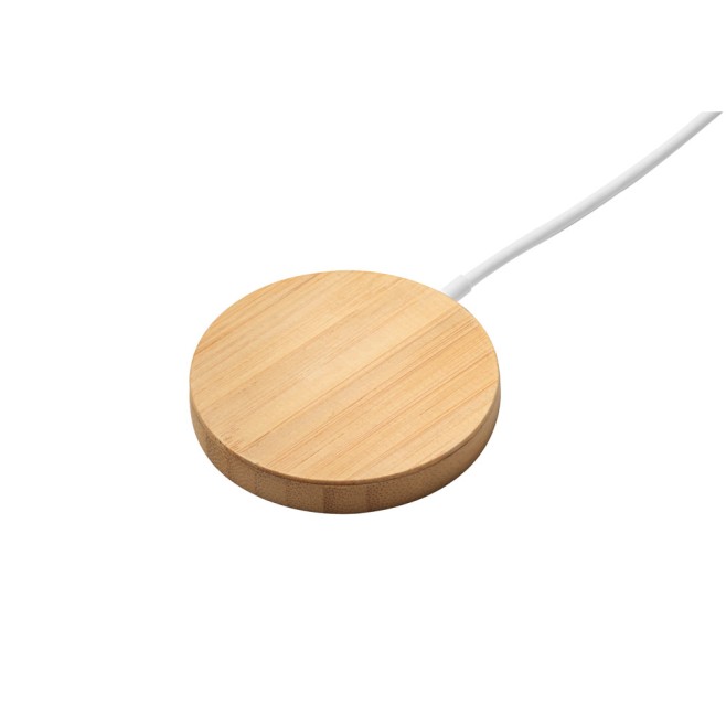 Carregador por Indução em Bambu Personalizado