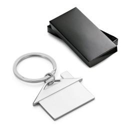Chaveiro de Metal Formato Casa Personalizado