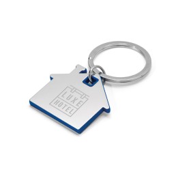 Chaveiro de Metal Formato Casa Personalizado Com Logomarca da Empresa
