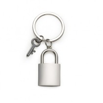 Chaveiro em Metal com Formato de Cadeado Personalizado