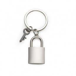Chaveiro em Metal com Formato de Cadeado Personalizado