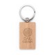 Chaveiro Retangular em Madeira Personalizado