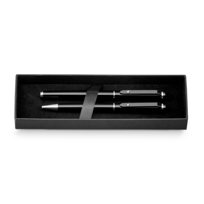 Conjunto de Caneta Esferográfica e Caneta Roller para Brinde