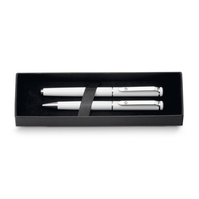 Conjunto de Caneta Esferográfica e Caneta Roller para Brinde