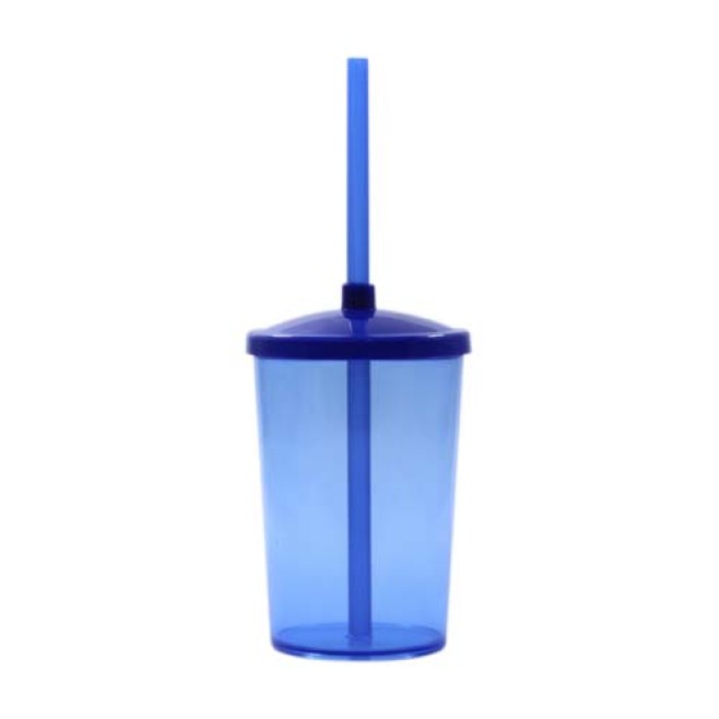 Copo 350 com Tampa e Canudo Personalizado