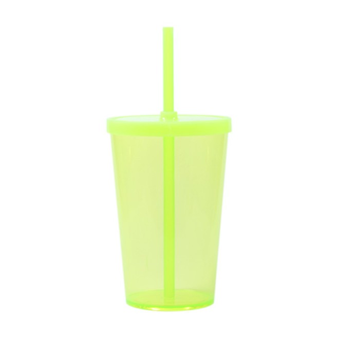 Copo 550 com tampa e canudo Personalizado
