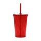 Copo 550 Espiral com Tampa e Canudo Personalizado
