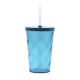 Copo 550 Espiral com Tampa e Canudo Personalizado
