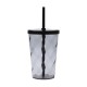 Copo 550 Espiral com Tampa e Canudo Personalizado