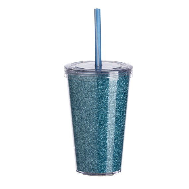 Copo de Acrílico 550ml com Canudo Personalizado