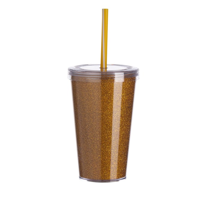 Copo de Acrílico 550ml com Canudo Personalizado