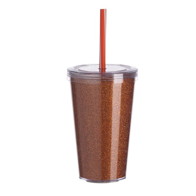 Copo de Acrílico 550ml com Canudo Personalizado