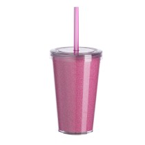 Copo de Acrílico 550ml com Canudo Personalizado