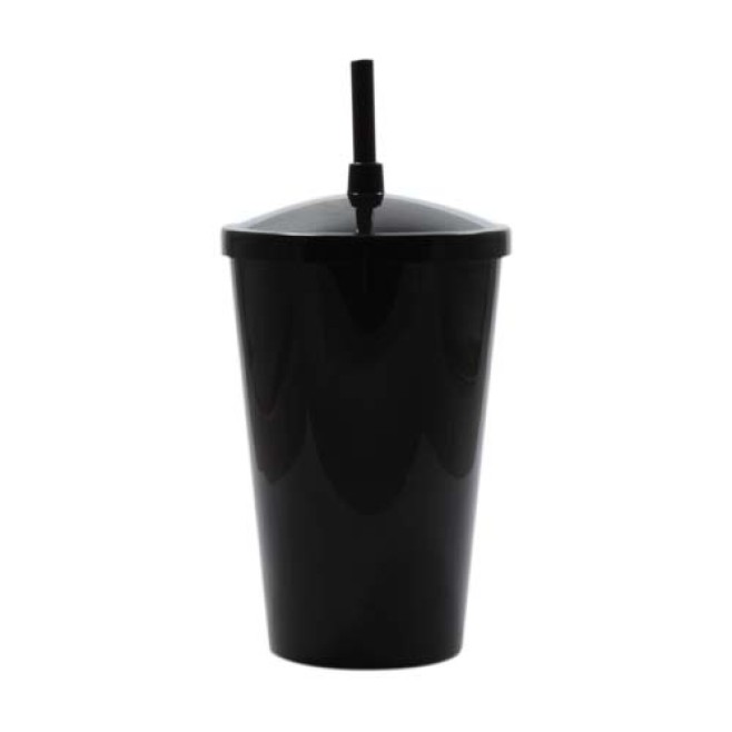 Copo Espiral 700 ml com Tampa e Canudo Personalizado