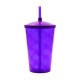 Copo Espiral 700 ml com Tampa e Canudo Personalizado