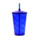 Copo Espiral 700 ml com Tampa e Canudo Personalizado