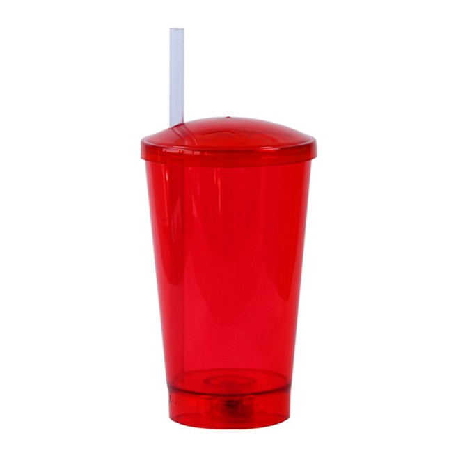 Copo Led 550 com Tampa e Canudo Personalizado