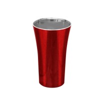 Copo Space Metalizado Vermelho Personalizado