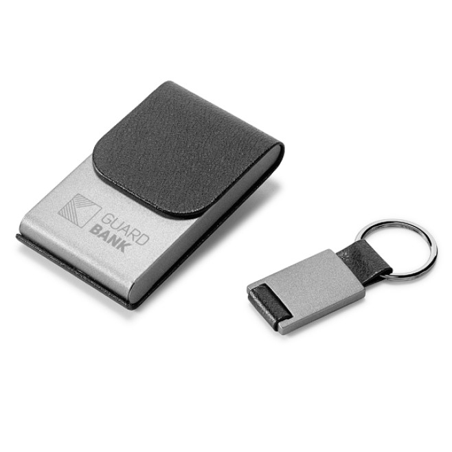 Kit Porta Cartões e Chaveiro Personalizado