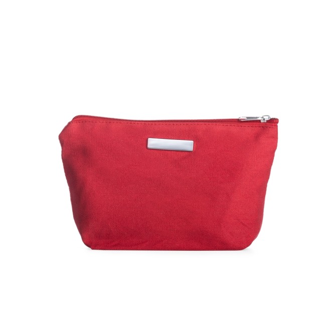 Necessaire de Lona com Plaquinha Personalizada