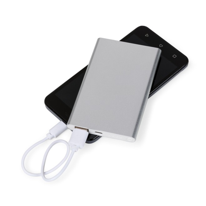 Power bank Metal com Indicador Led Personalizado
