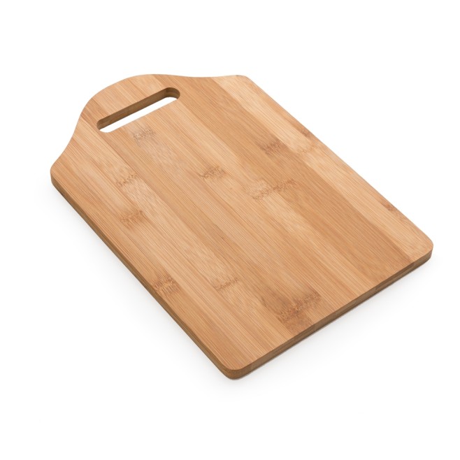 Tábua de Bambu com Canaleta com Logo