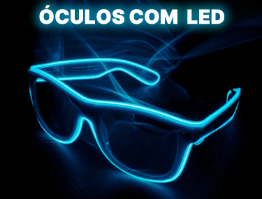 Óculos Escuros Com Led