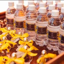 Garrafa de Água Personalizada para Casamento